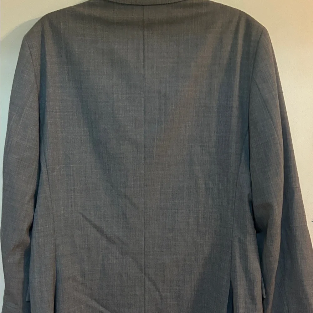J. Crew Men's Gray Two-Button Blazer